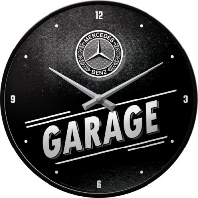 Mercedes Garage Zegar Ścienny